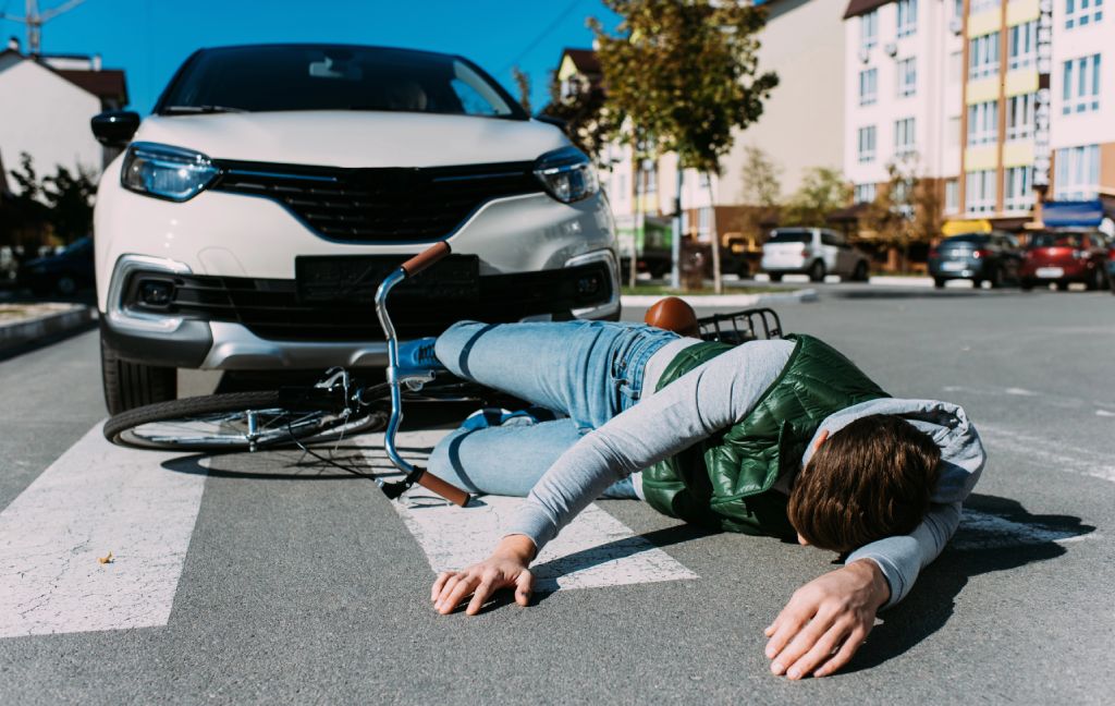 Traffic accident Hit from behind after traffic accident